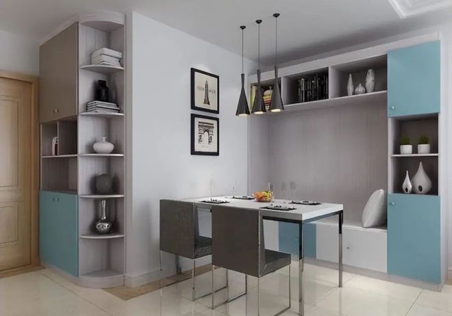 人弃传统餐桌选卡座好看实用还省空间pg电子中国小户型装修新趋势：年轻(图3)